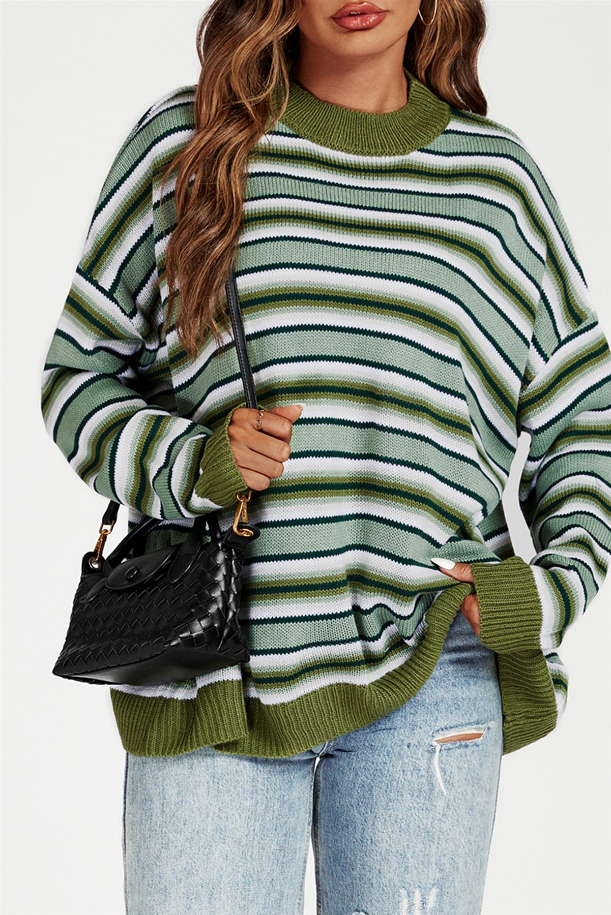 Mini Handtasche Damen Schwarz Geflochten Henkeltasche kaufen