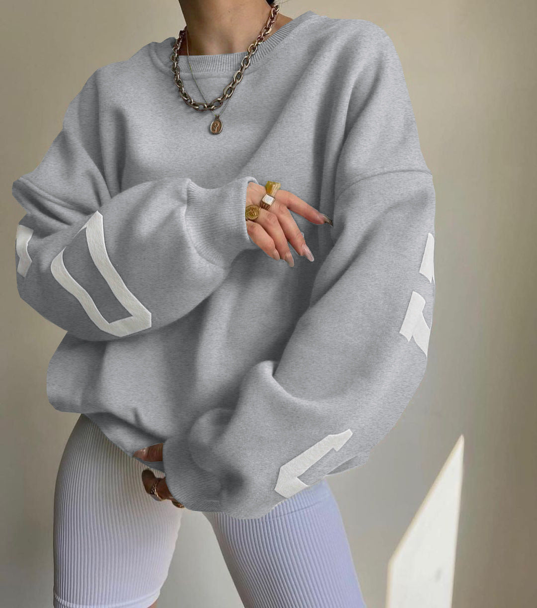 Hoodie Damen Oversize Loose – 9 Farben Herbst Winter