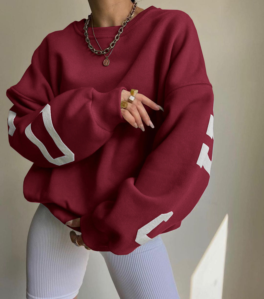 Hoodie Damen Oversize Loose – 9 Farben Herbst Winter