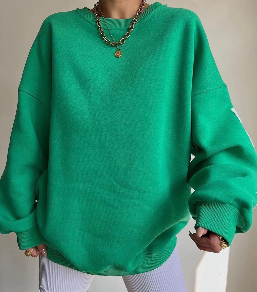 Hoodie Damen Oversize Loose – 9 Farben Herbst Winter