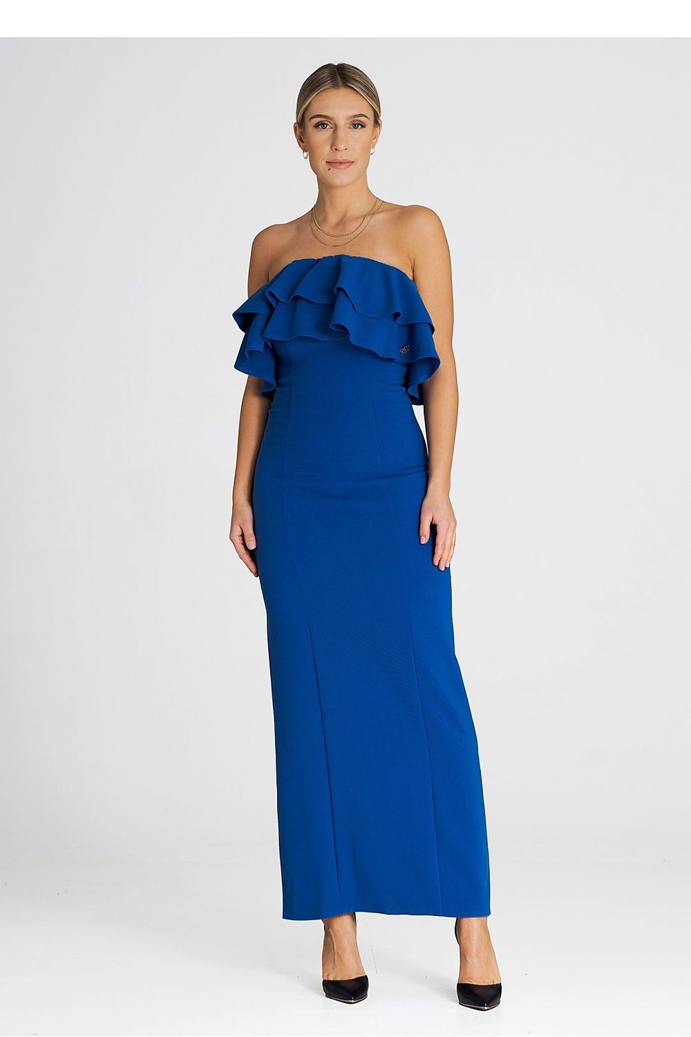 Cocktailkleid Damen blau rot elegant Abend