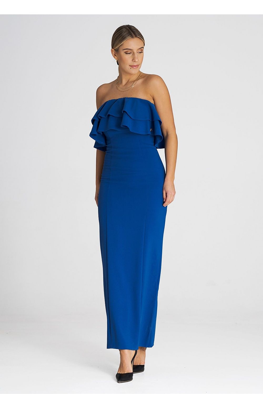 Cocktailkleid Damen blau rot elegant Abend