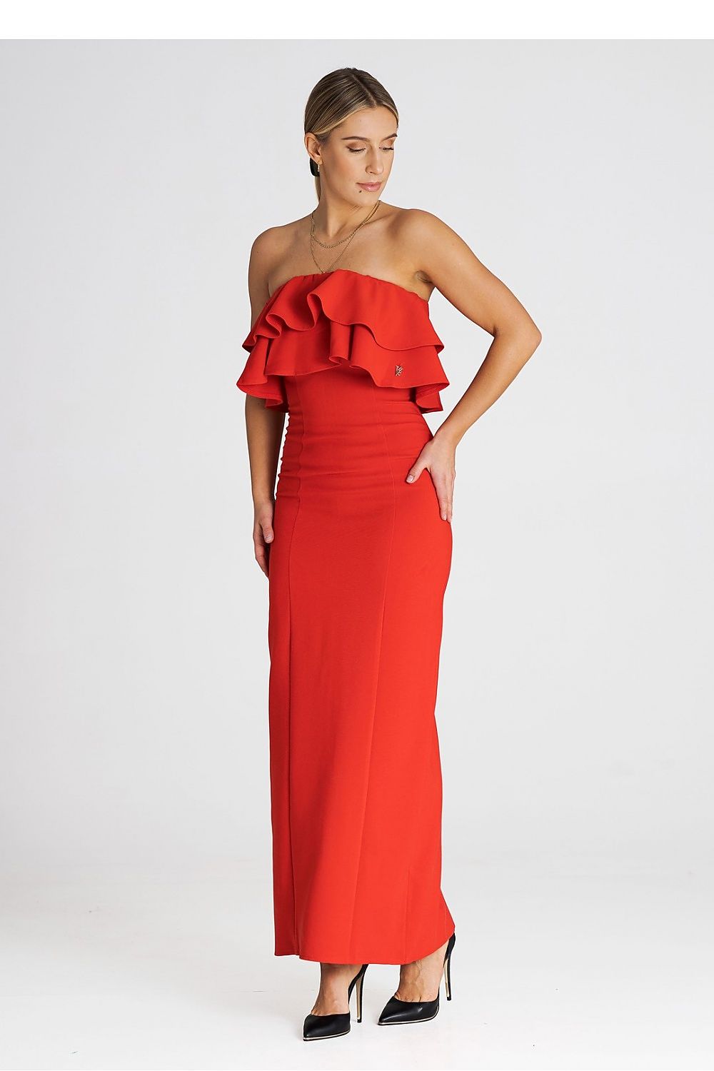 Cocktailkleid Damen blau rot elegant Abend
