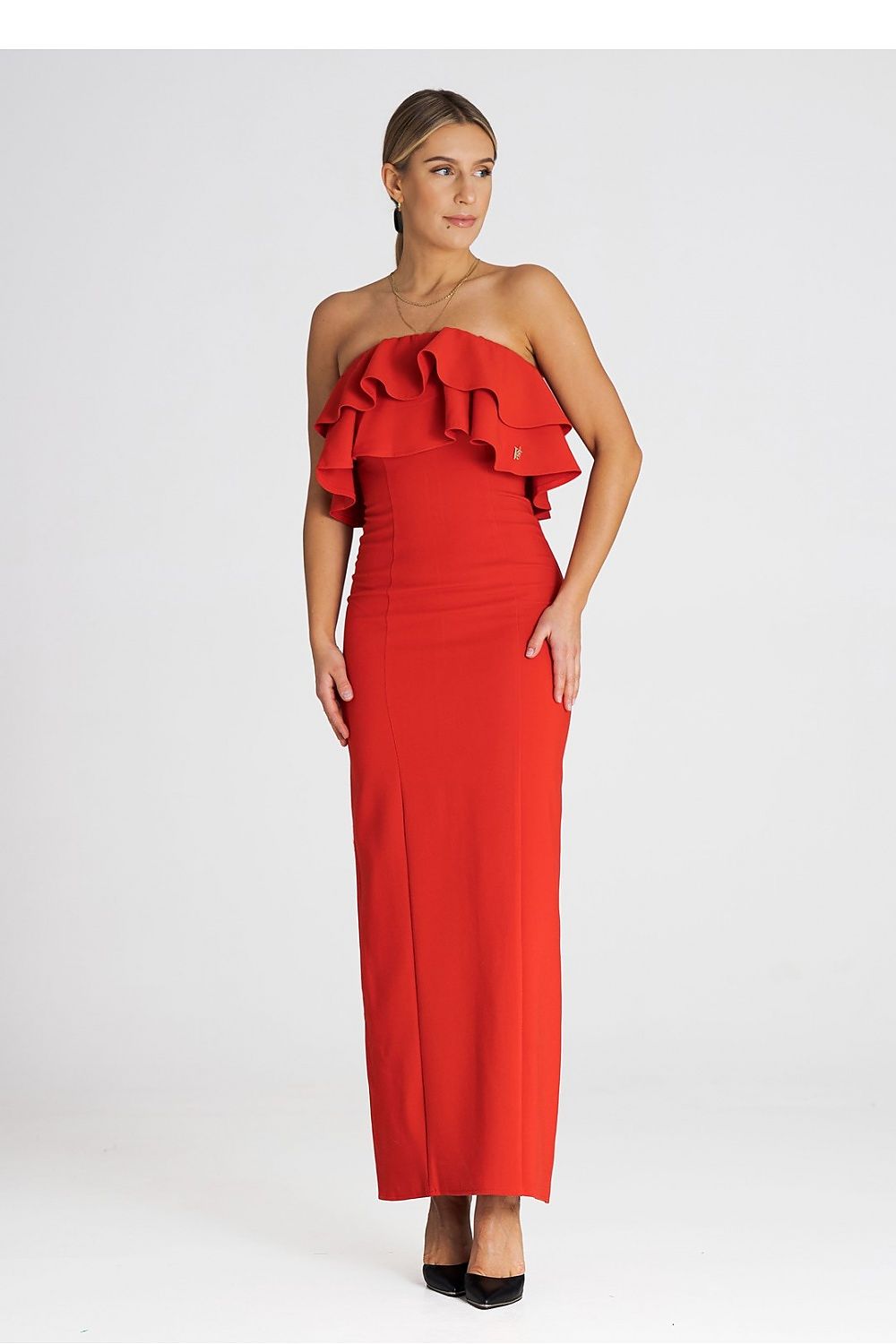 Cocktailkleid Damen blau rot elegant Abend