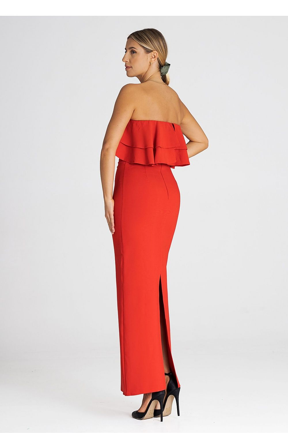 Cocktailkleid Damen blau rot elegant Abend