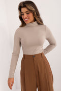 Rollkragen Shirt Damen Baumwolle Figurschmeichelnd & Elegant