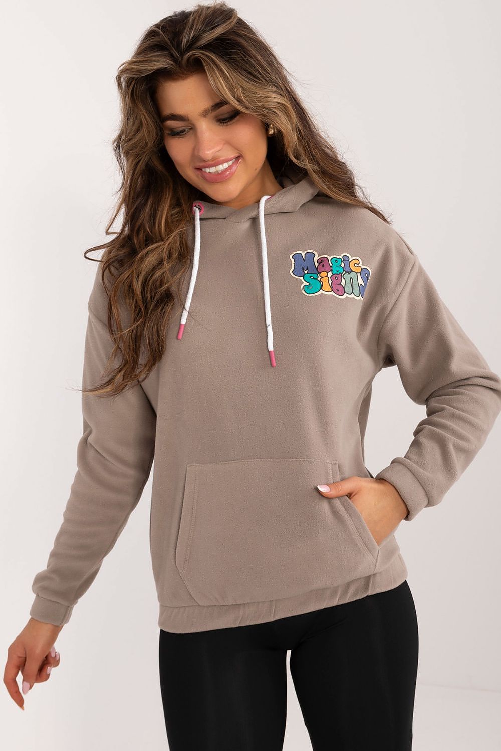 Hoodie Damen Kapuze Kängurutablesche Casual & Bequem
