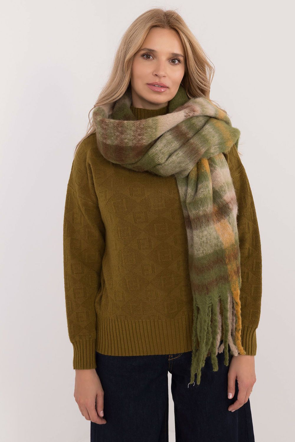 Schal Damen Karomuster Lang – Warm & Stylisch