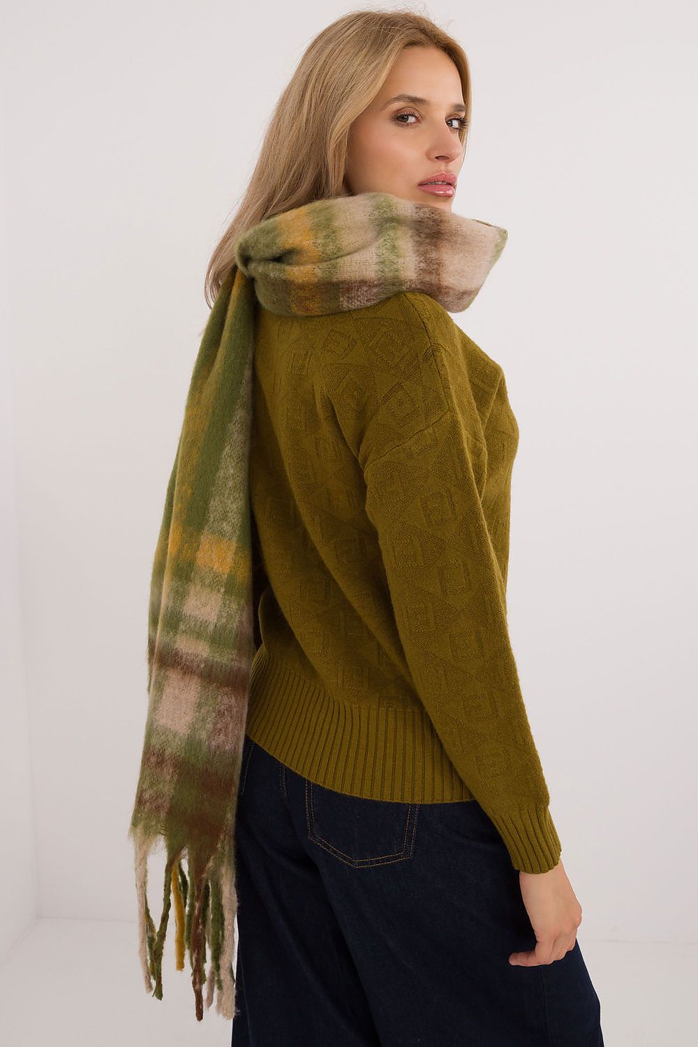 Schal Damen Karomuster Lang – Warm & Stylisch
