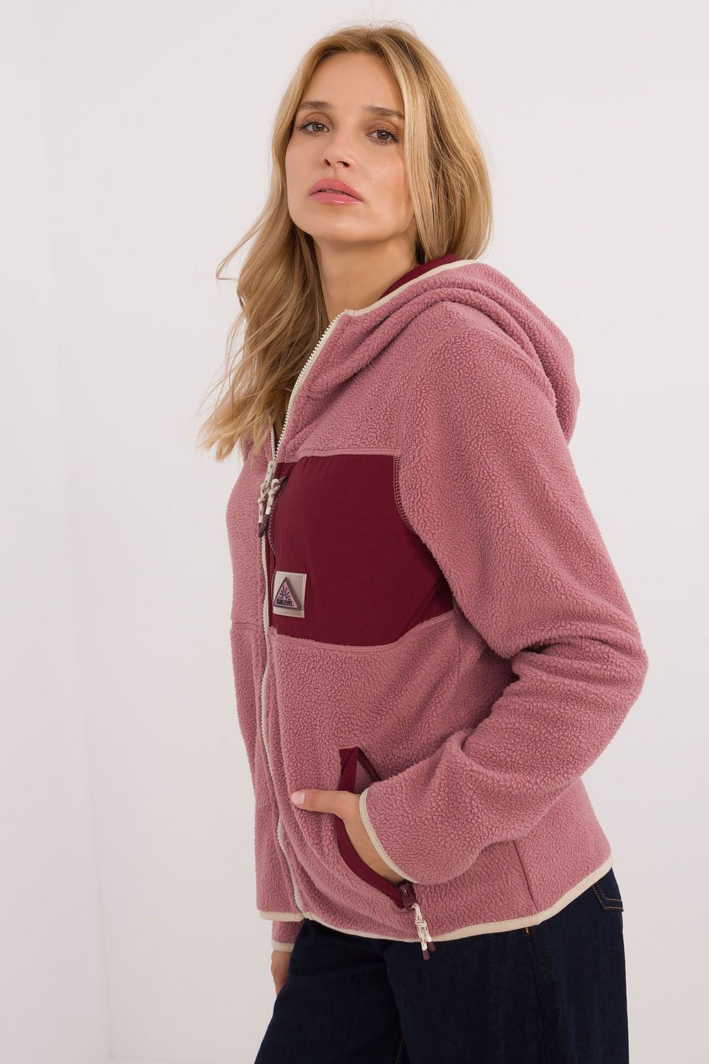 Sweatjacke Damen Reißverschluss Kapuze Sportlich & Feminin