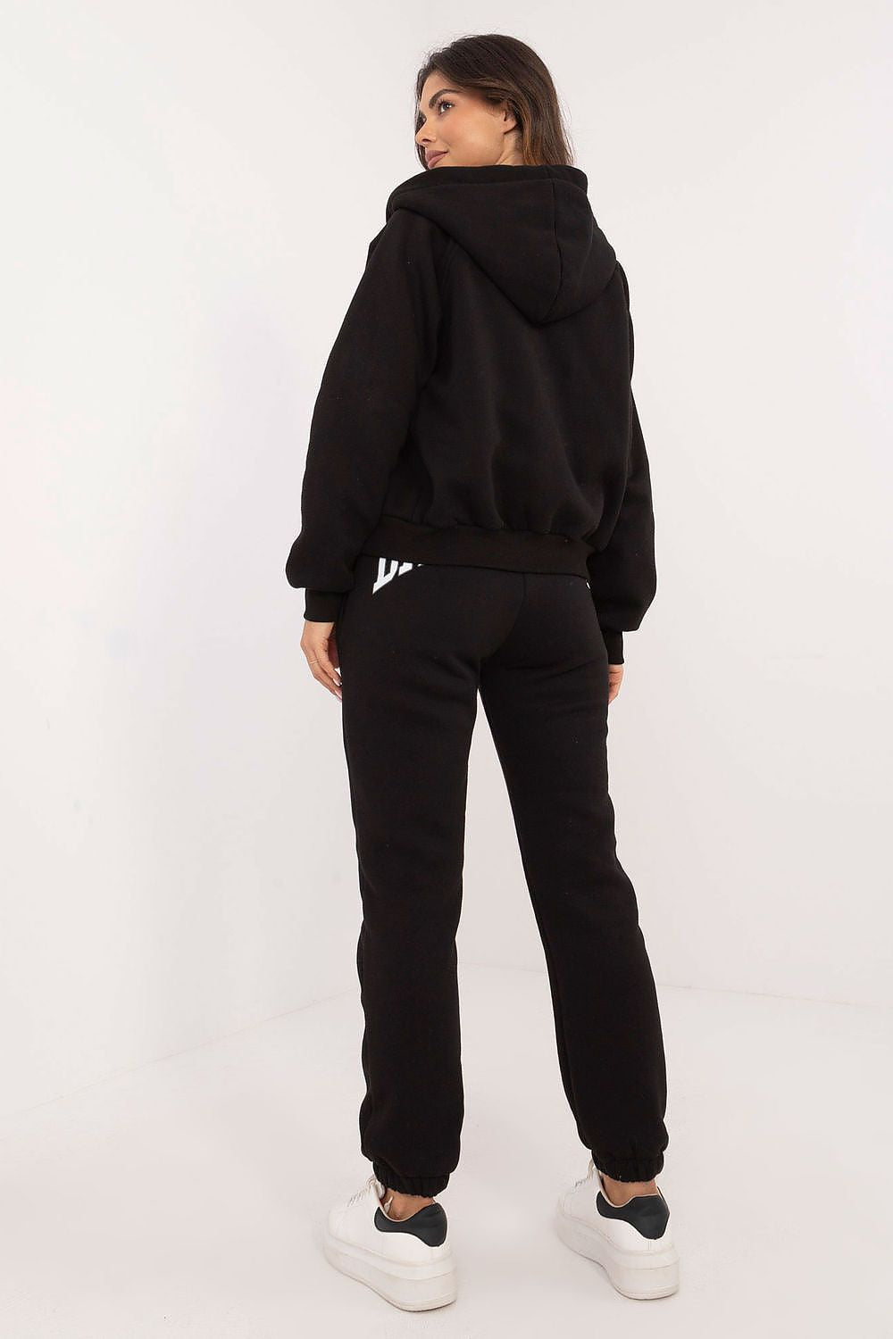 Trainingsanzug Set Damen 3-teilig Baumwolle – Hoodie Hose T-Shirt