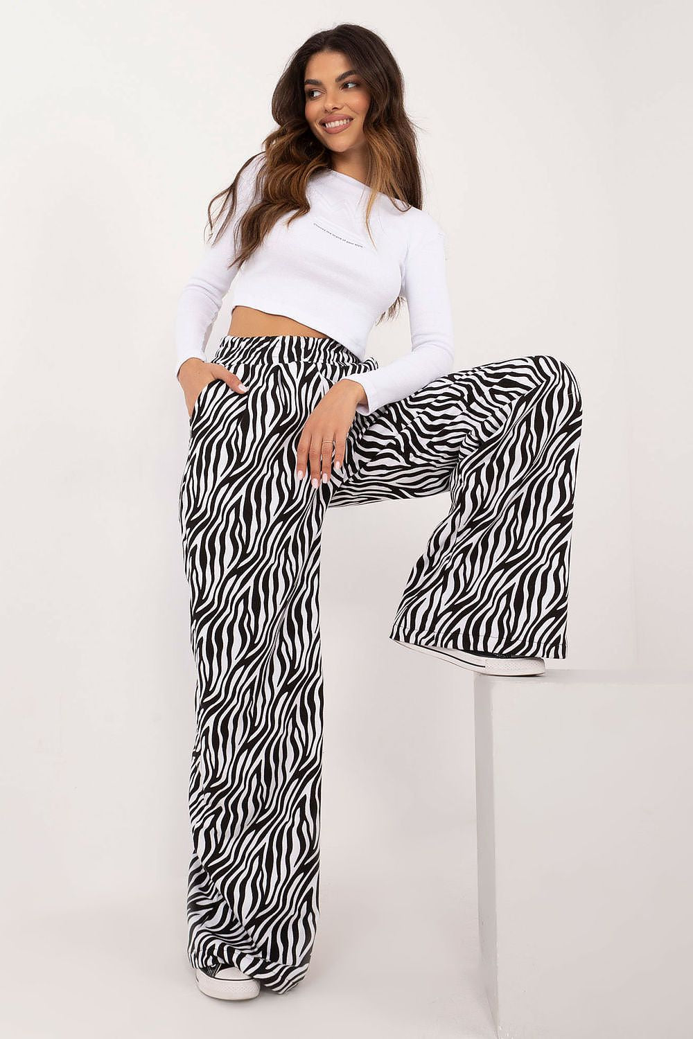 Zweiteiler Damen Bluse & Weithose Baumwolle – Lässig & Trendy
