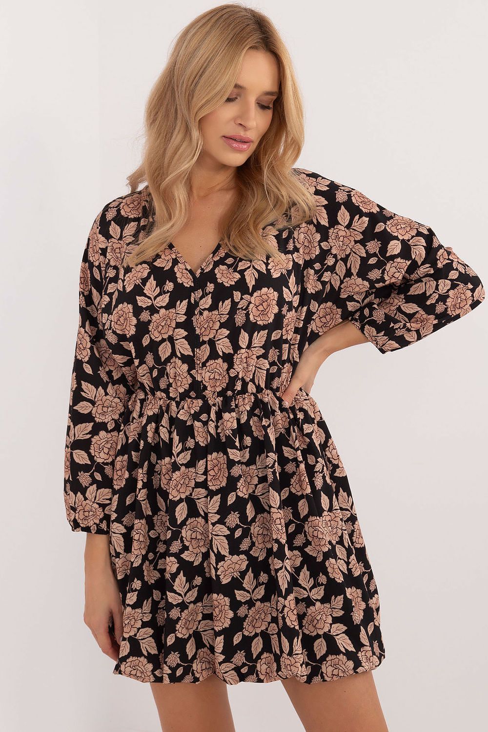 Alltagskleid Damen Wickeloptik elegant & feminin