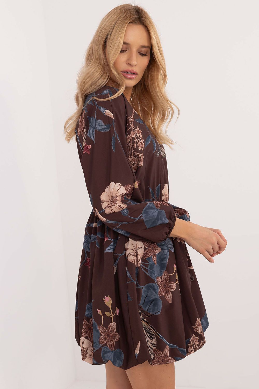 Alltagskleid Damen Wickeloptik elegant & feminin