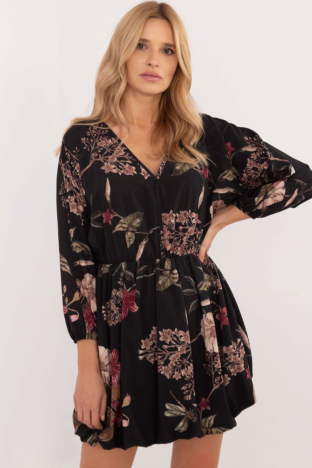 Alltagskleid Damen Wickeloptik elegant & feminin