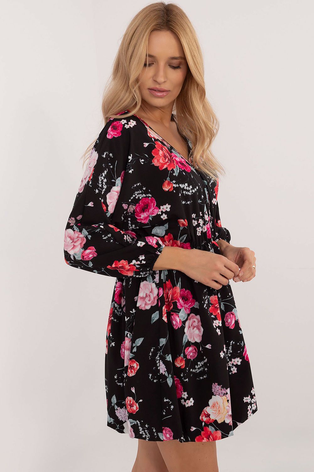 Alltagskleid Damen Wickeloptik elegant & feminin
