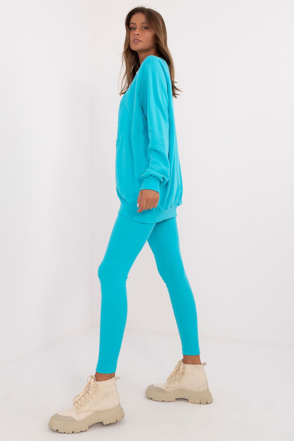 Leggings Set Damen Sweatshirt & Leggings Baumwolle – Casual Komfort