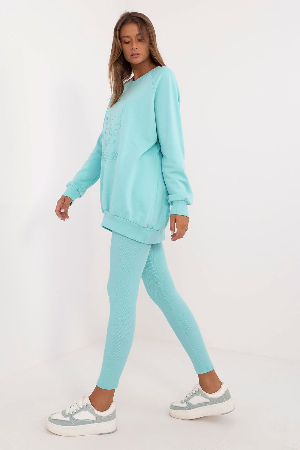 Leggings Set Damen Sweatshirt & Leggings Baumwolle – Casual Komfort