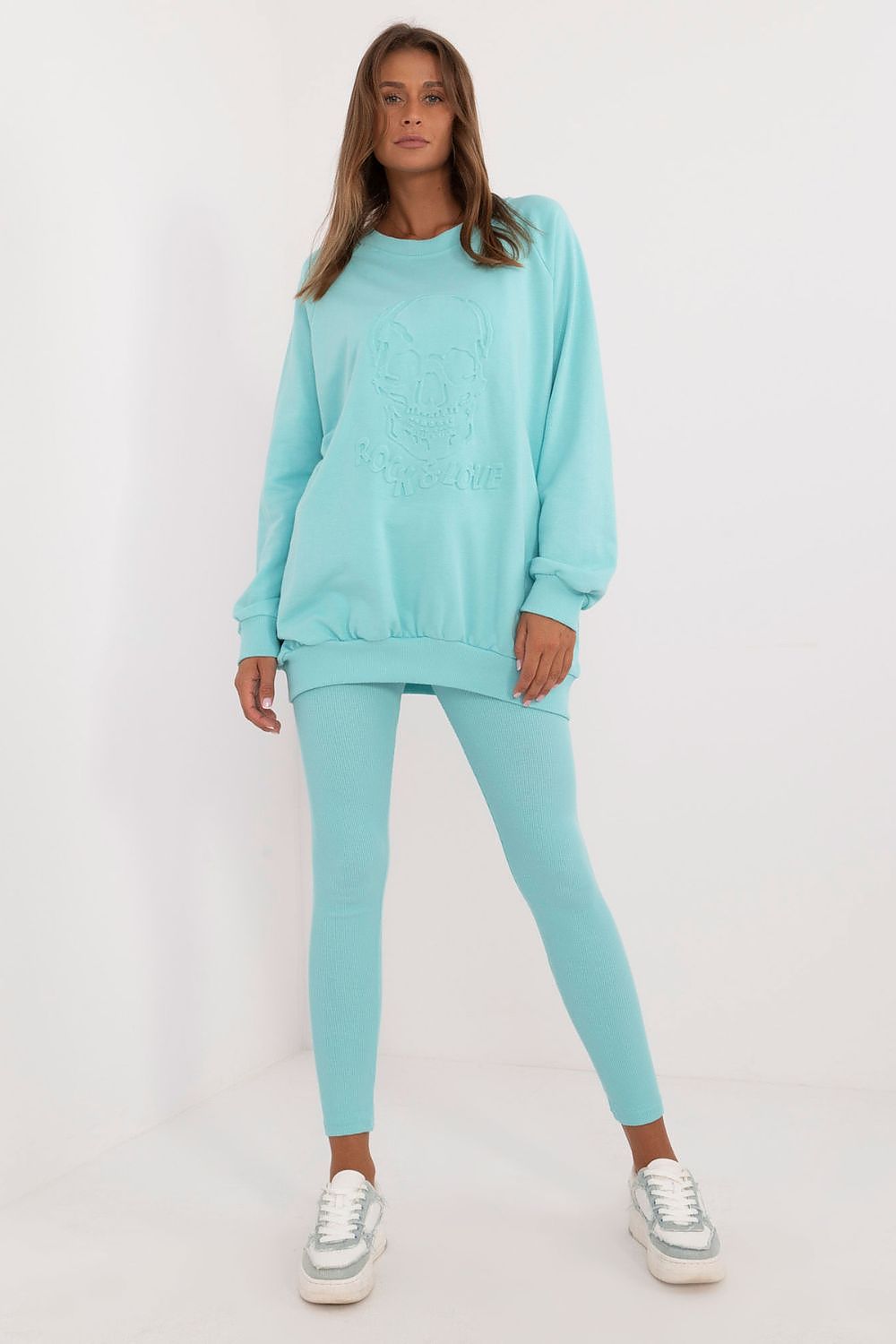 Leggings Set Damen Sweatshirt & Leggings Baumwolle – Casual Komfort