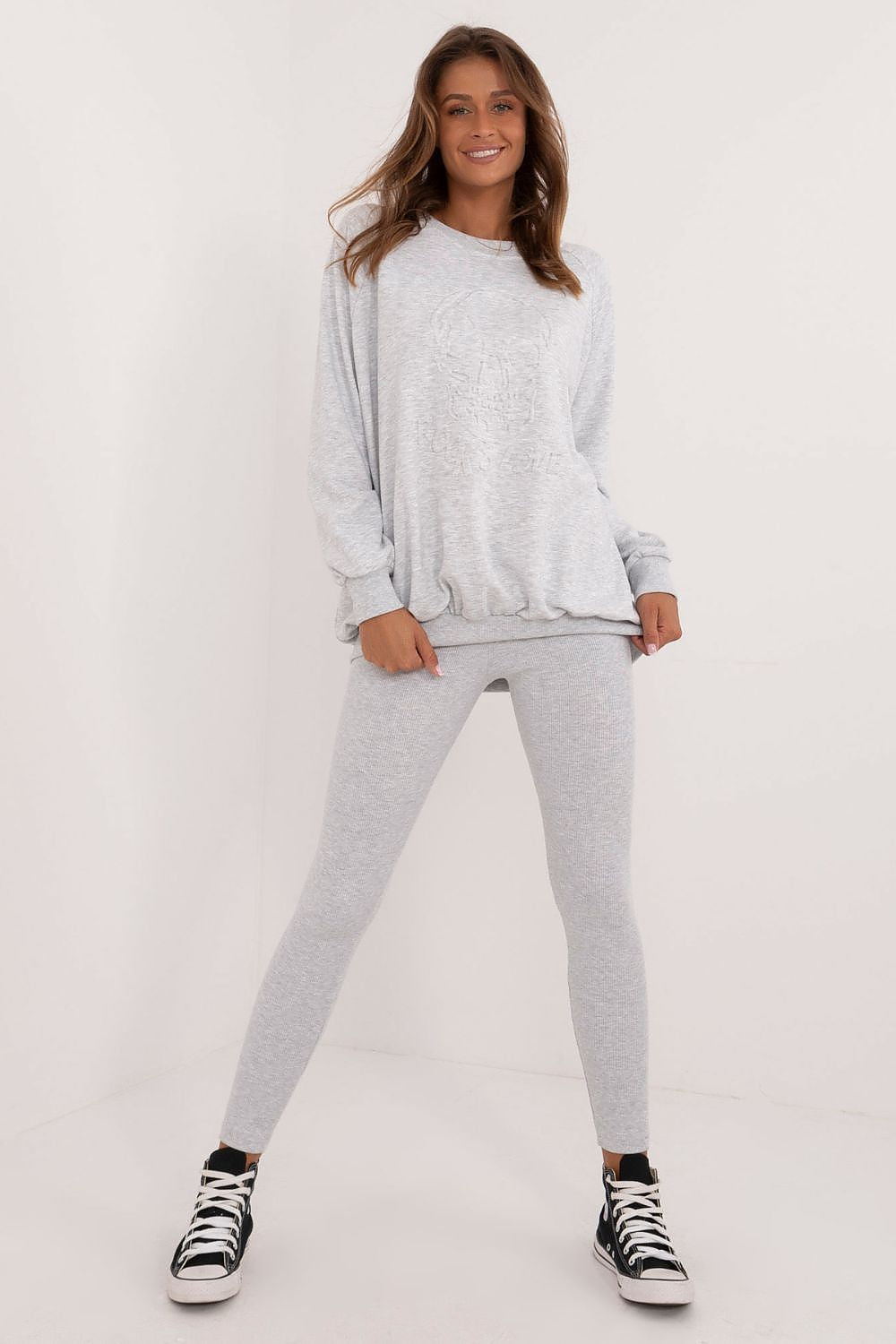 Leggings Set Damen Sweatshirt & Leggings Baumwolle – Casual Komfort