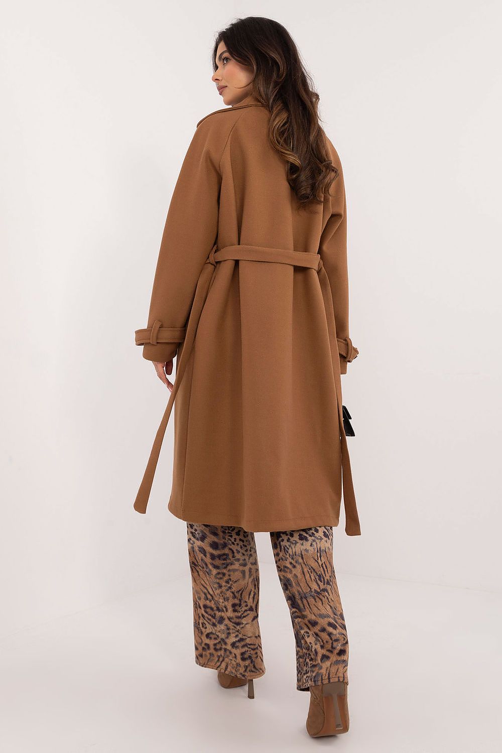 Trenchcoat Damen Knielang Gürtel Zeitlos & Elegant