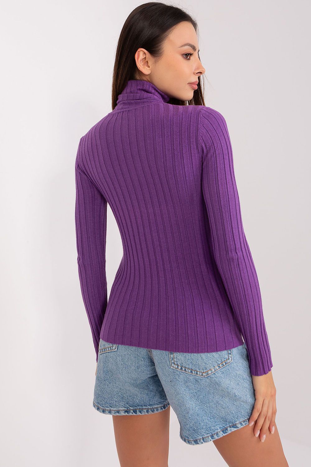 Rollkragenpullover Damen Viskose – Elegant & Weich S/M M/L