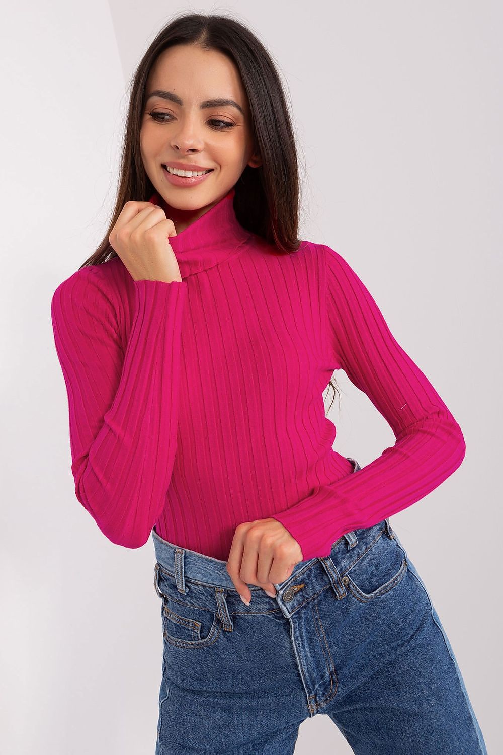 Rollkragenpullover Damen Viskose – Elegant & Weich S/M M/L