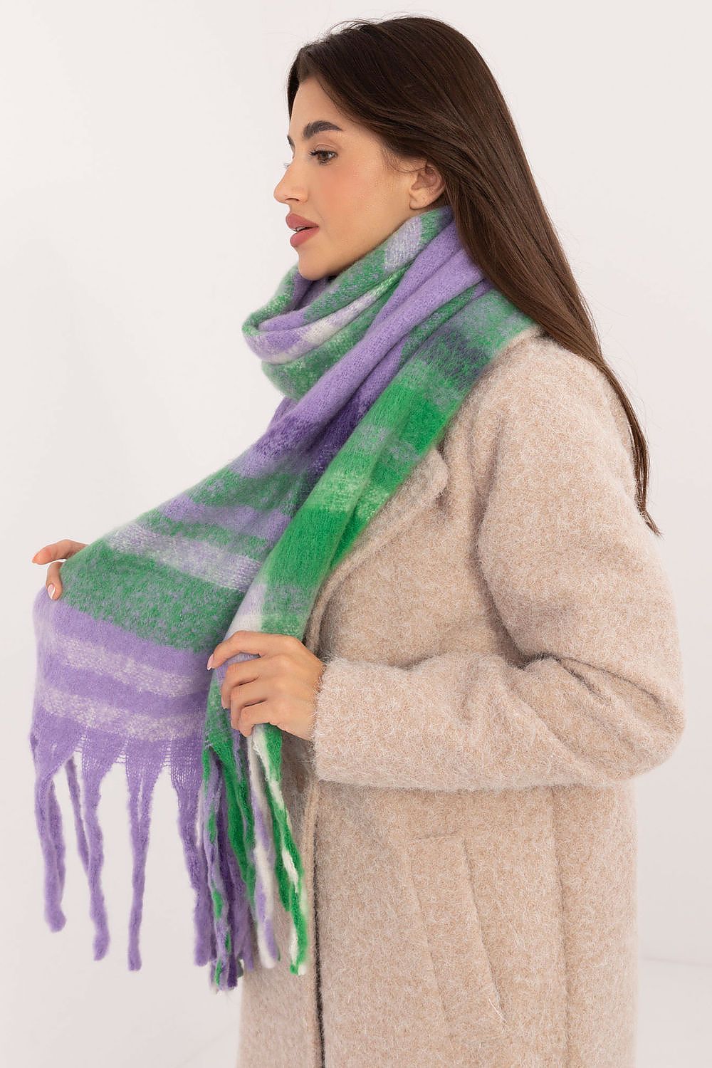 Schal Damen Karomuster Lang – Warm & Stylisch