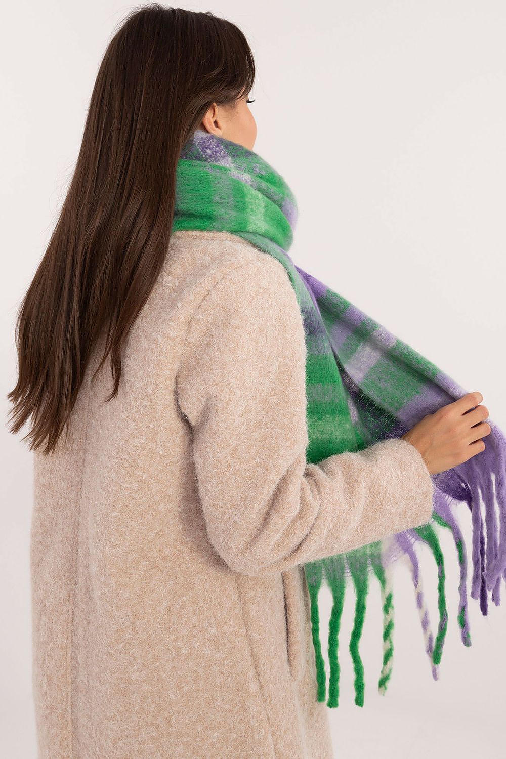 Schal Damen Karomuster Lang – Warm & Stylisch
