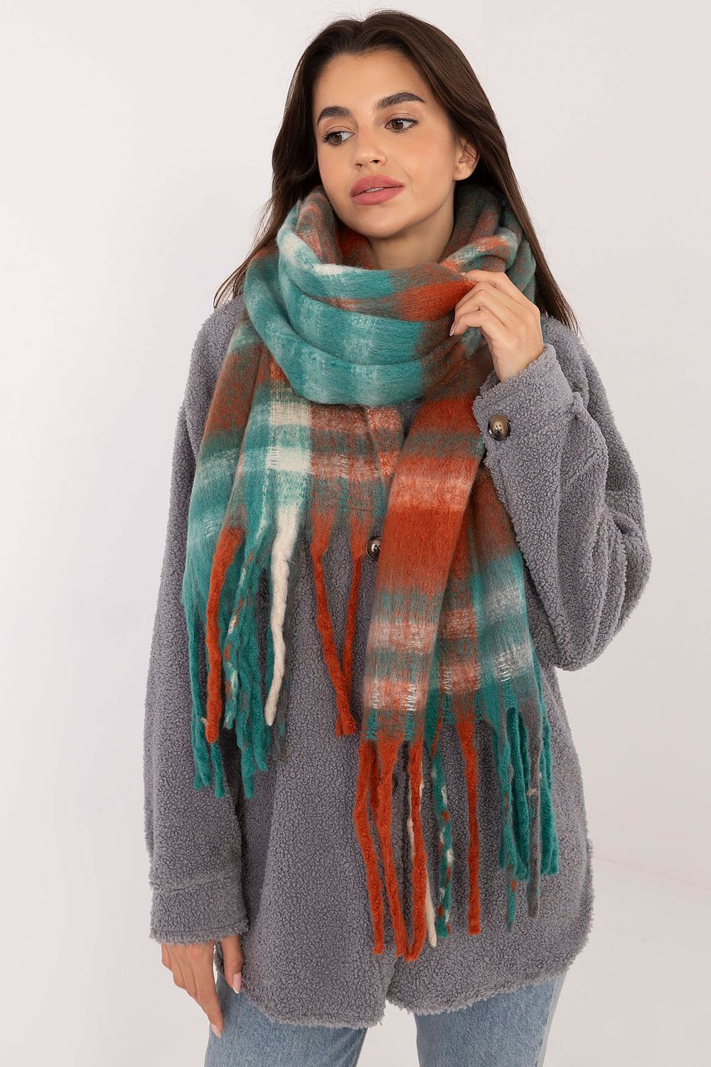 Schal Damen Karomuster Lang – Warm & Stylisch