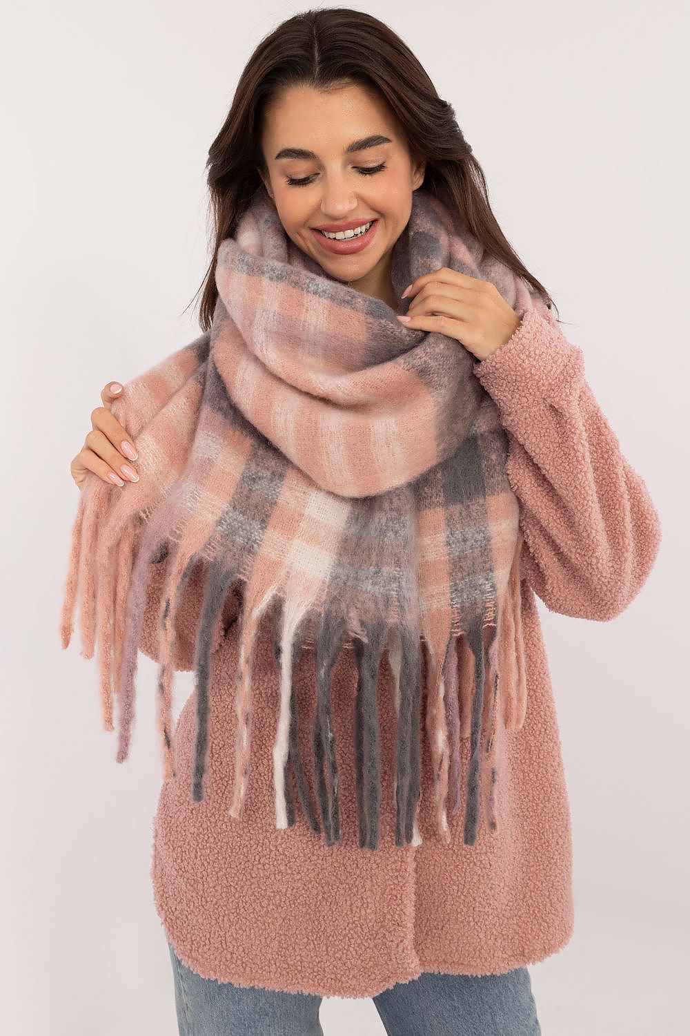 Schal Damen Karomuster Lang – Warm & Stylisch