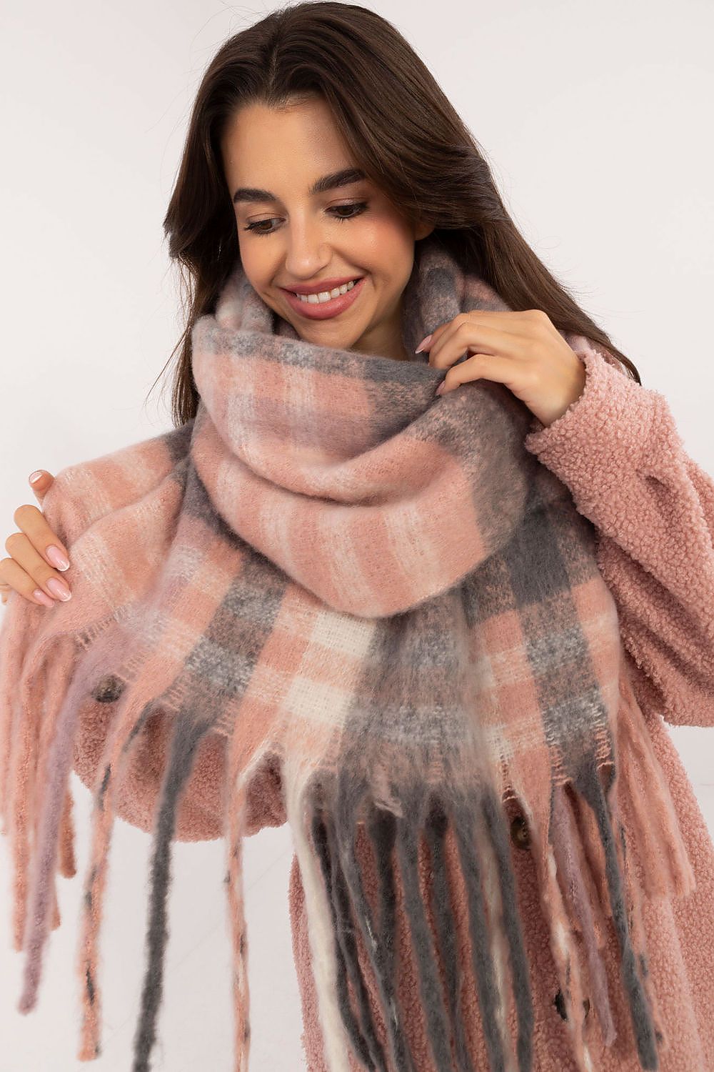 Schal Damen Karomuster Lang – Warm & Stylisch