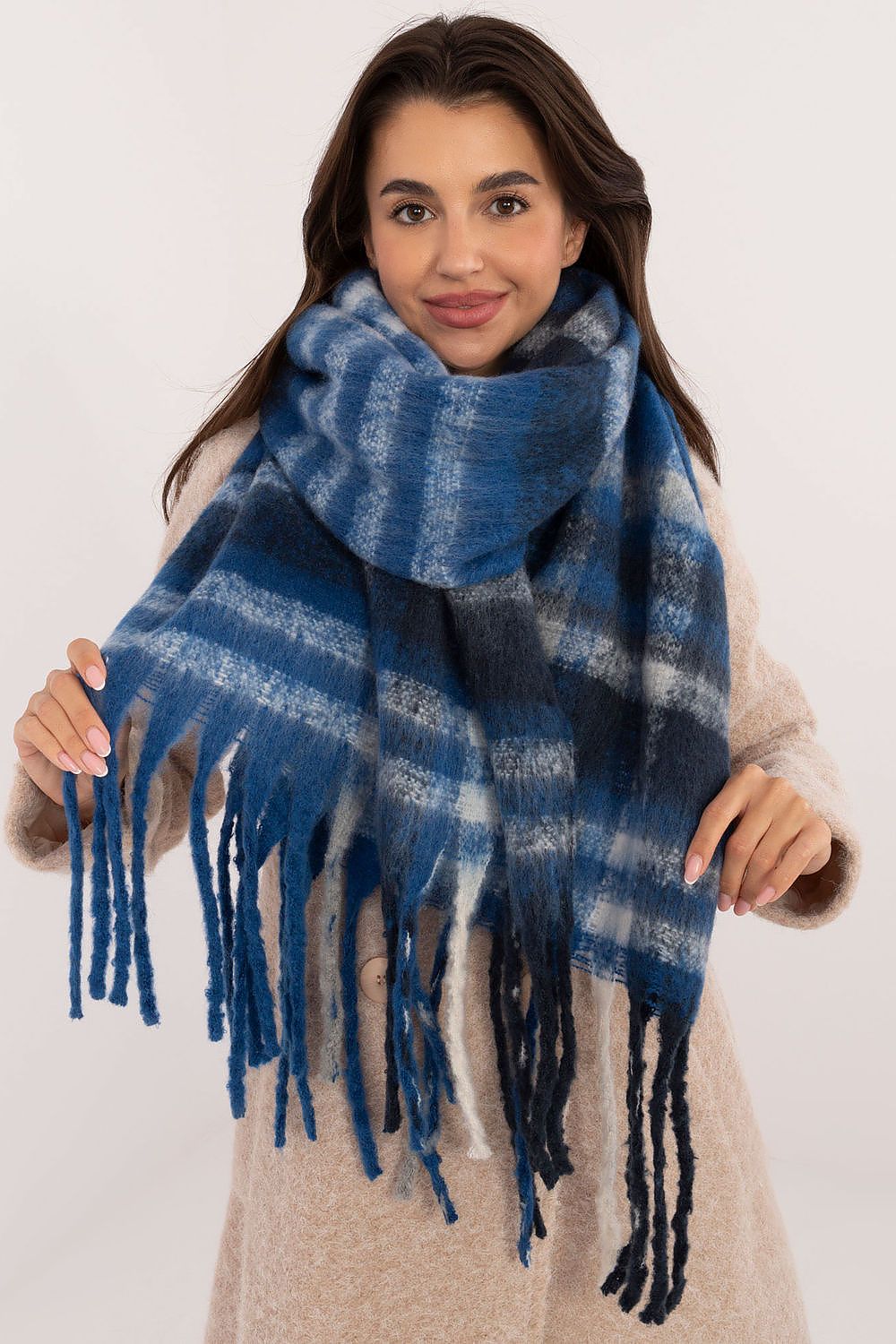 Schal Damen Karomuster Lang – Warm & Stylisch