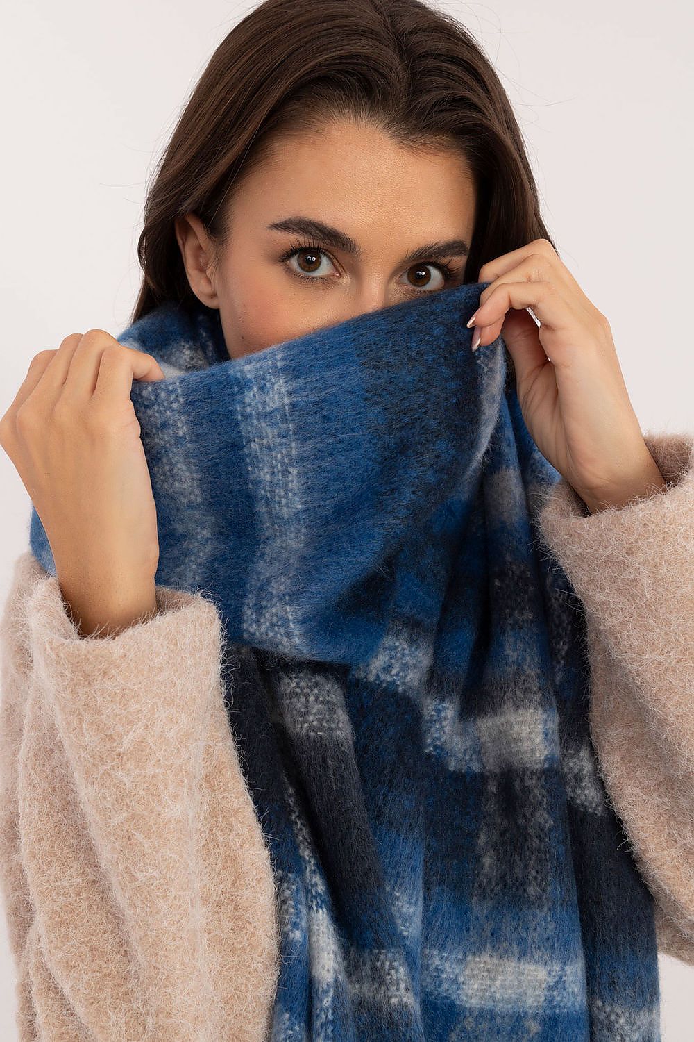 Schal Damen Karomuster Lang – Warm & Stylisch