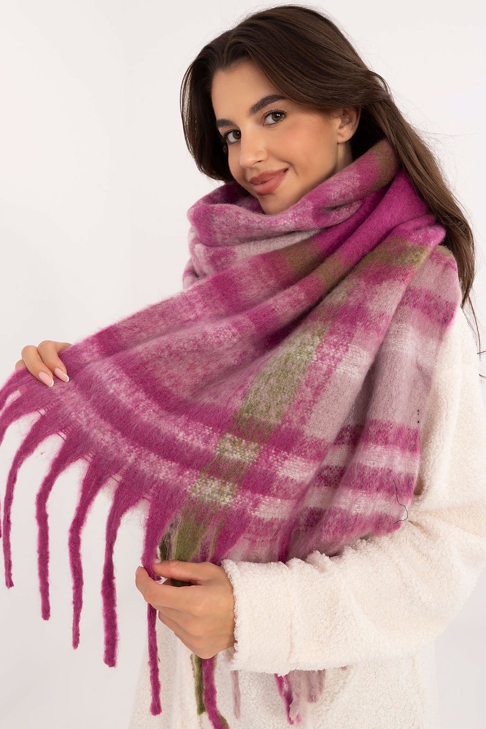 Schal Damen Karomuster Lang – Warm & Stylisch