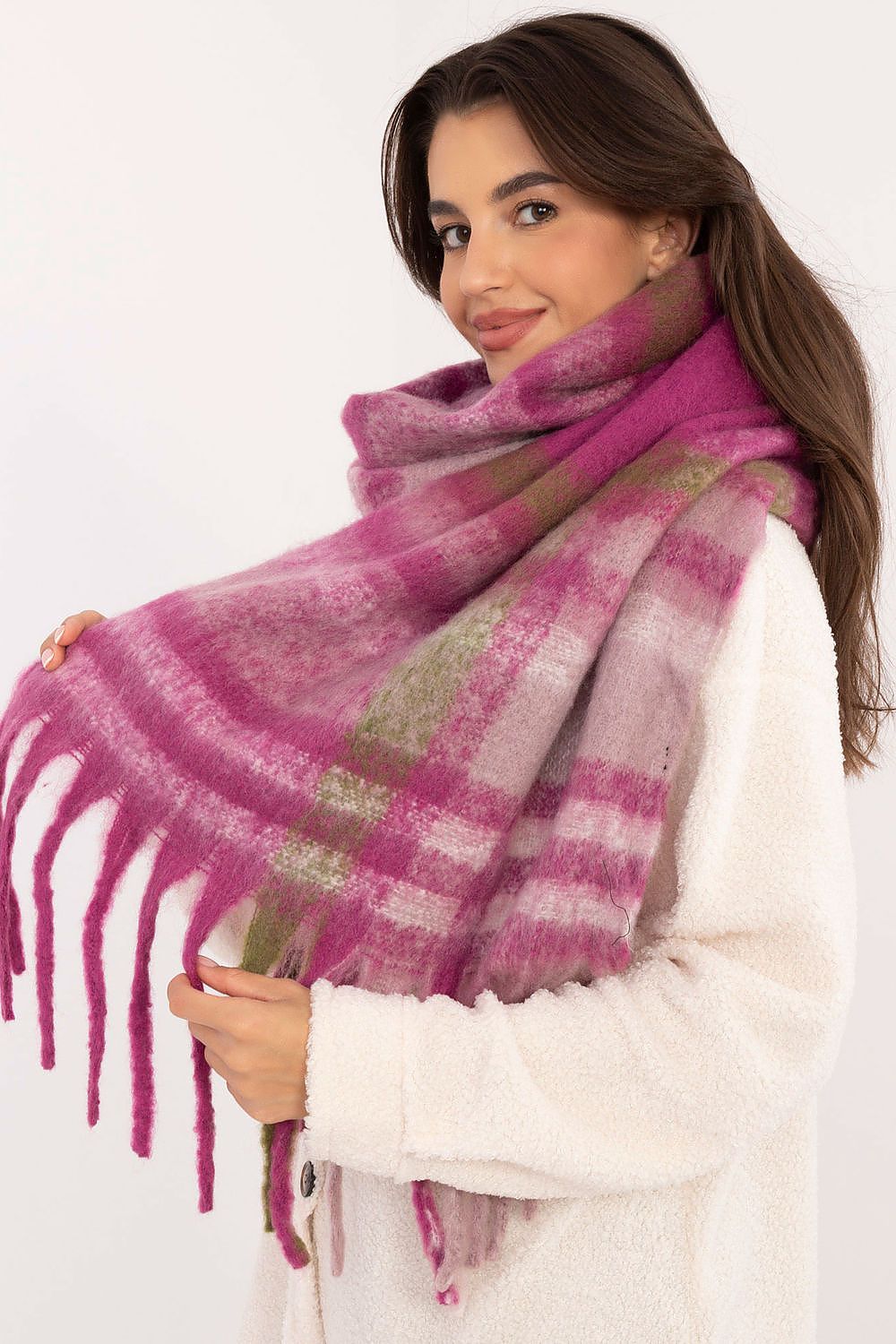 Schal Damen Karomuster Lang – Warm & Stylisch