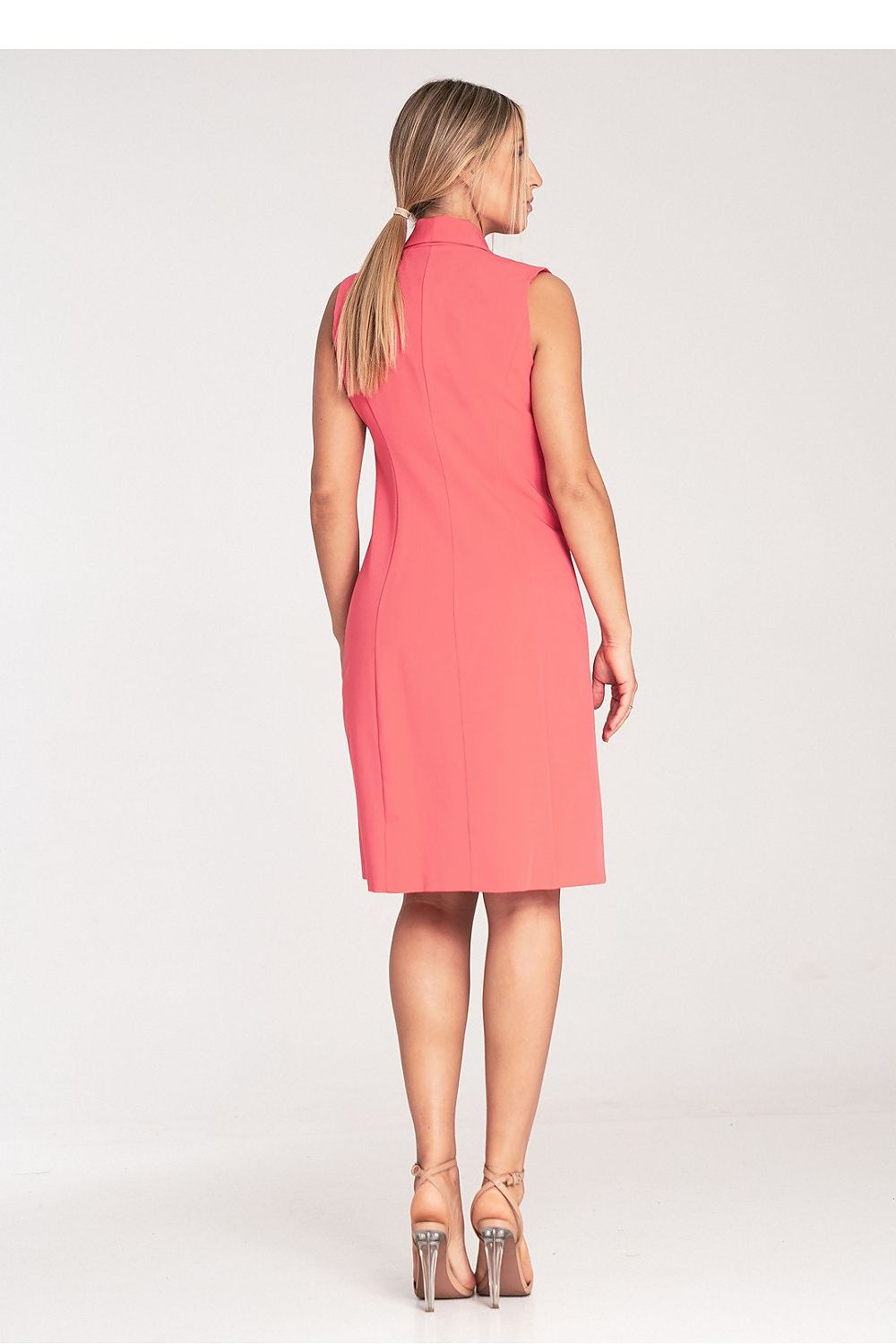 Midi Kleid Damen beige marineblau grün Alltag