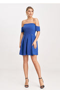 Abendkleid Damen blau grün schwarz festlich elegant