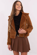 Ramonjacke Damen Schaffell warm kurz Herbst Winter