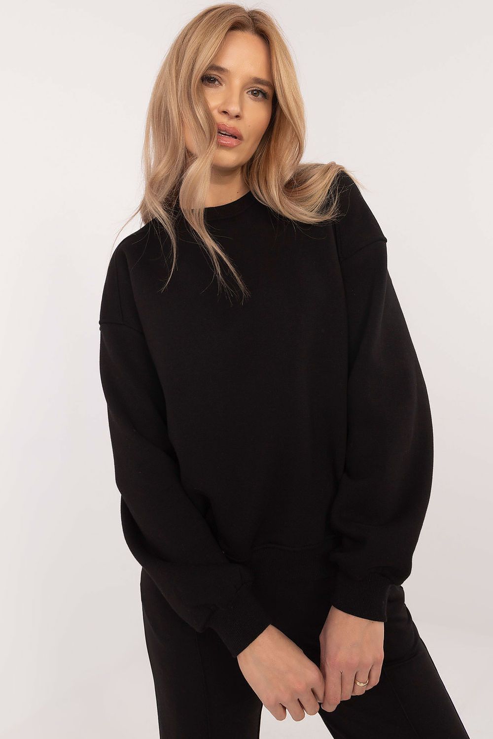 Damen Pullover Schwarz Klassisch – Zeitloser Alltagslook