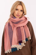 Schal Damen Lang Gestreift - Winter Schal Fransen
