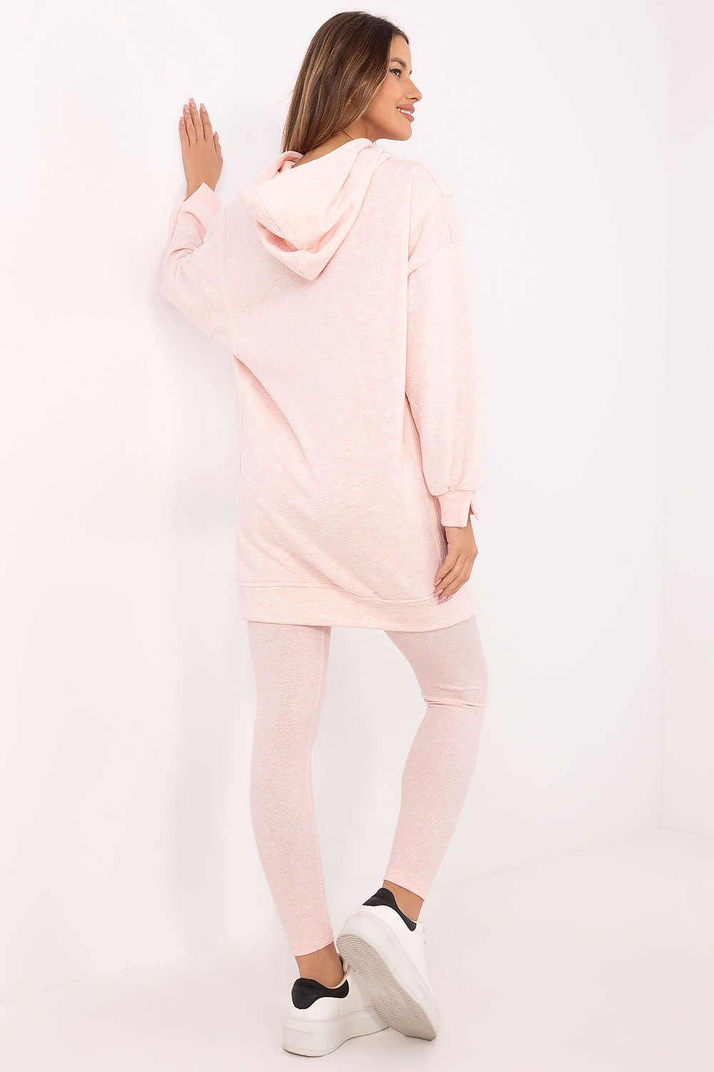 Hoodie Set Damen langer Pullover & Leggings Baumwolle – Casual