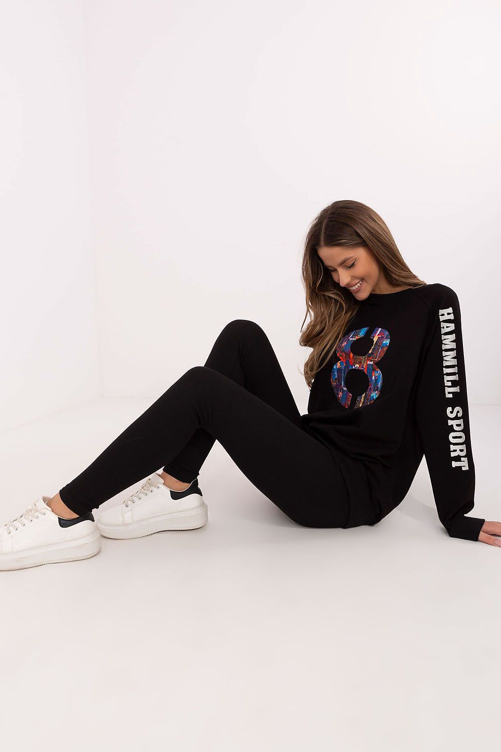 Pullover Set Damen Sweatshirt & Leggings Baumwolle – Lässig & Warm