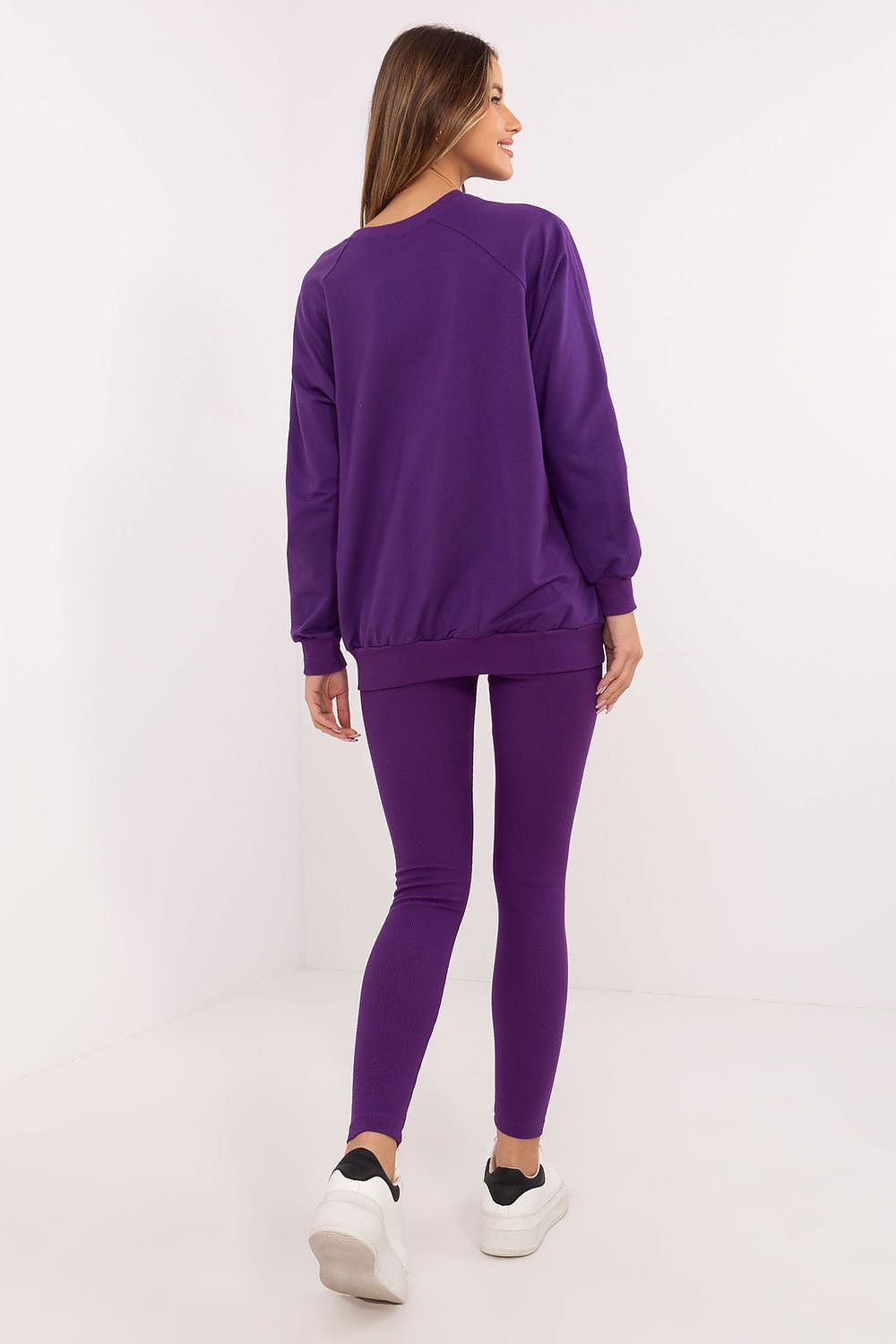 Pullover Set Damen Sweatshirt & Leggings Baumwolle – Lässig & Warm