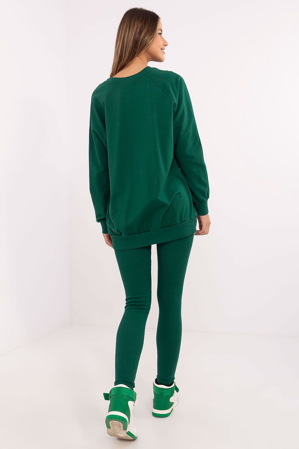 Pullover Set Damen Sweatshirt & Leggings Baumwolle – Lässig & Warm