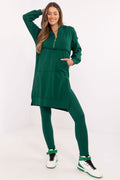 Hoodie Set Damen Kangurutasche & Leggings Baumwolle – 5 Farben