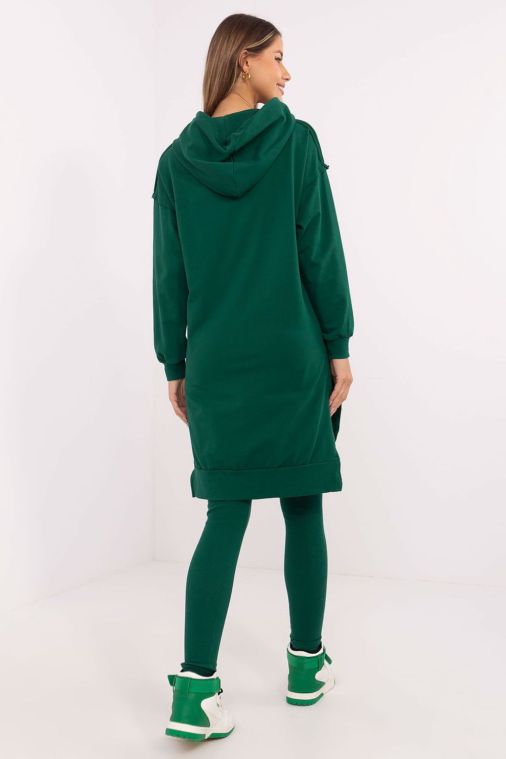 Hoodie Set Damen Kangurutasche & Leggings Baumwolle – 5 Farben