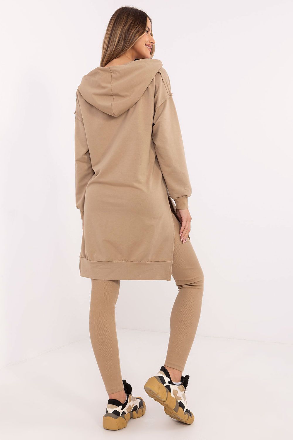 Hoodie Set Damen Kangurutasche & Leggings Baumwolle – 5 Farben