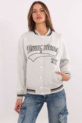 Damen Bomberjacke mit Stickerei – Casual & Einzigartig