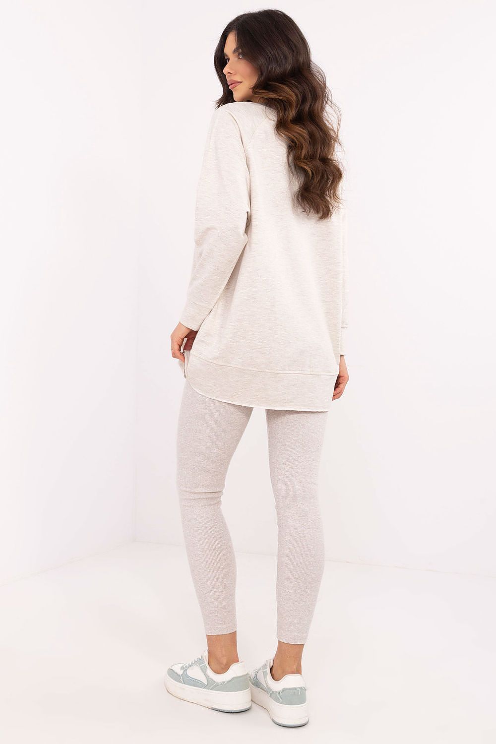 Sweatshirt Set Damen Print & Leggings Baumwolle – Bequem & Stylisch